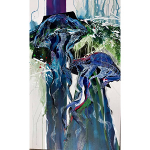 „Meduze”  80×120 cm, canvas 3D