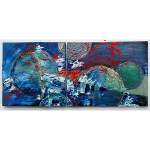 „Waves” , 40×70 cm, canvas
